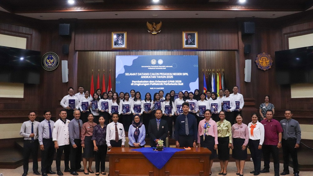 Pembekalan dan Orientasi CPNS Angkatan 2025 di Poltekpar Bali: Langkah Awal Menjadi ASN Profesional di Dunia Pendidikan Vokasi Pariwisata